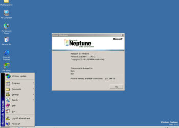 interfața windows neptune