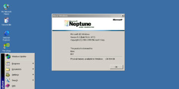 interfața windows neptune