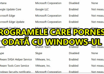 ▶️ Cum vezi ce programe pornesc odată cu Windows-ul