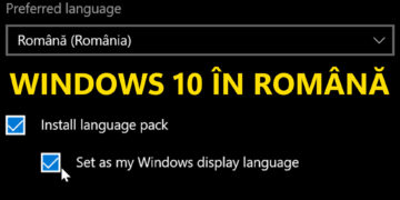▶️ Cum faci interfața Windows 10 în limba română